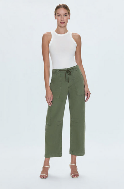 Sabrina Curved Utility Pant Medow