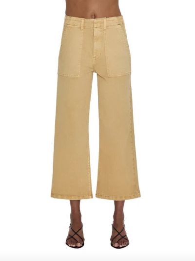 Sophia Wide Leg Utility Ankle Dijon