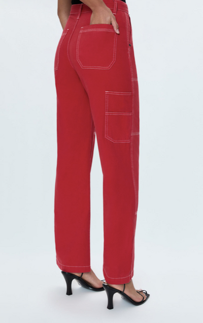 Grady High Rise Carpenter Pant Rouge