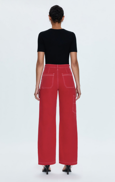 Grady High Rise Carpenter Pant Rouge