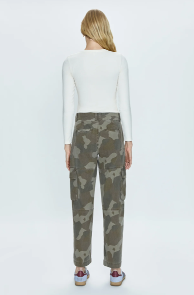 Addie High Rise Trouser Camo