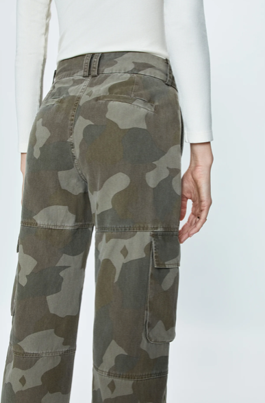 Addie High Rise Trouser Camo
