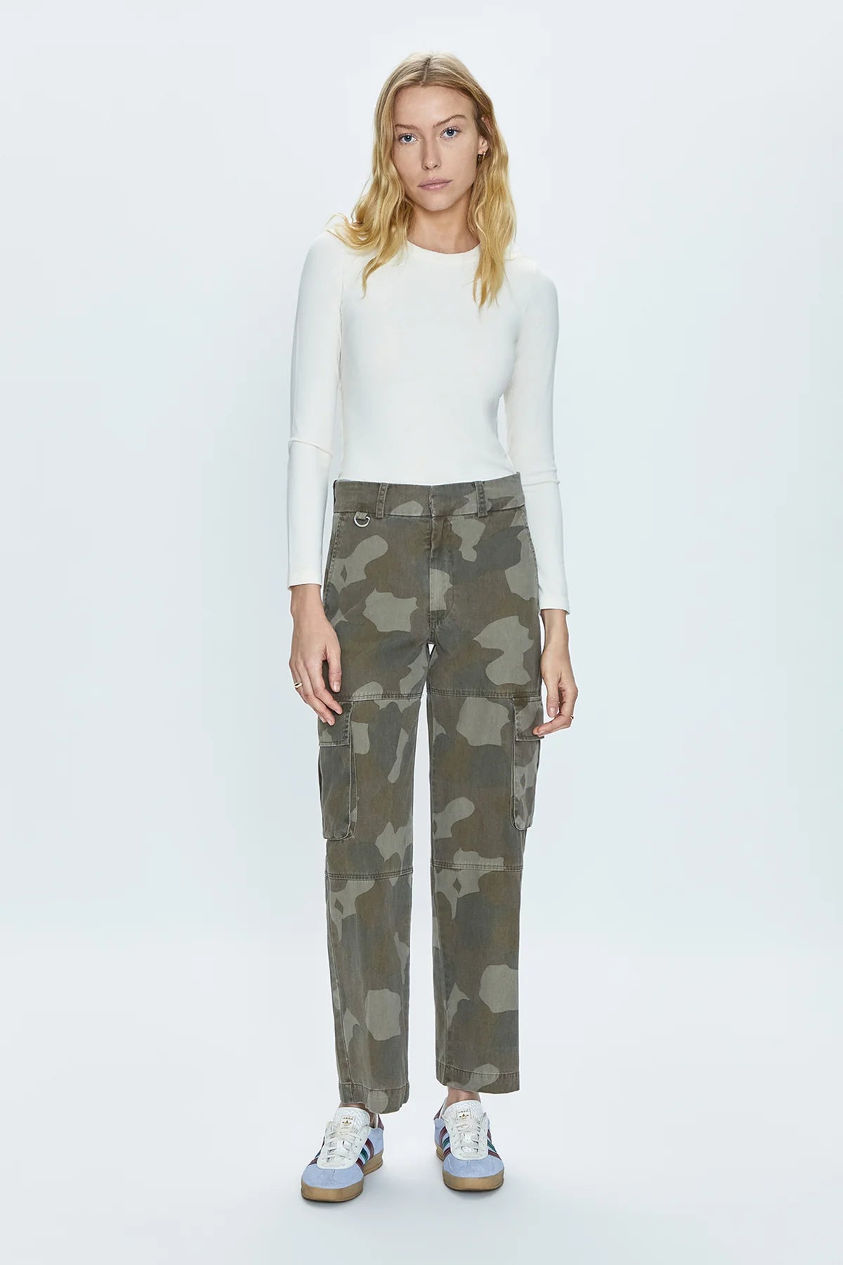 Addie High Rise Trouser Camo