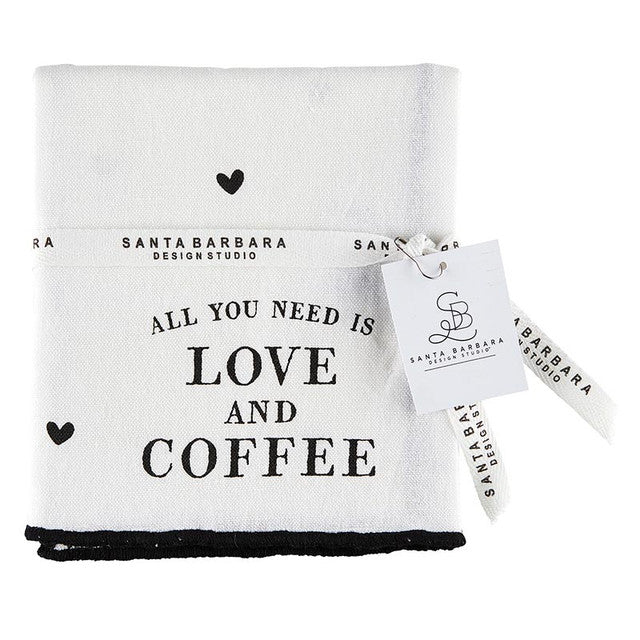 Tea Towel Love Coffee