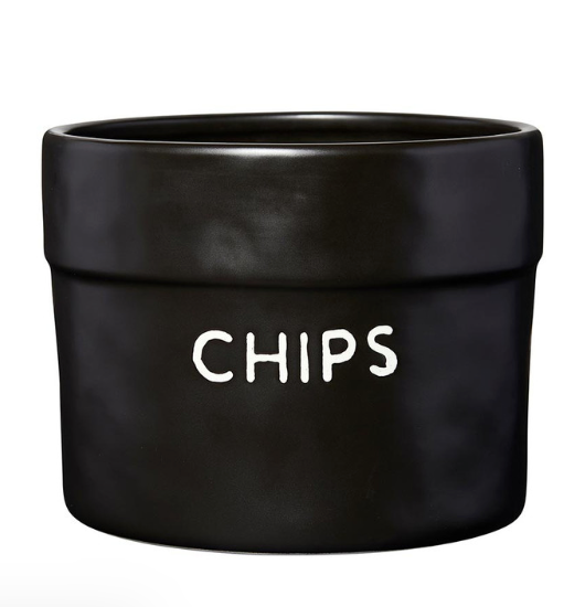 Ceramic Chips Bag Black