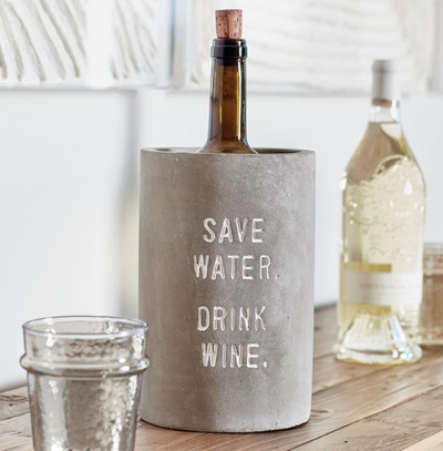 Cement Wine Chiller Save Water Drink Wine