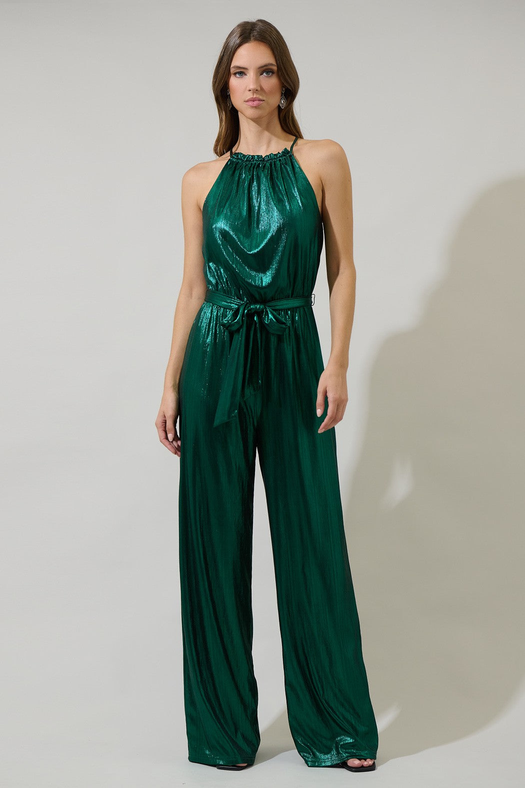 Amberly Metallic Jumpsuit