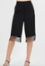 Woven Short With Tassel Bead Trim