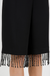 Woven Short With Tassel Bead Trim