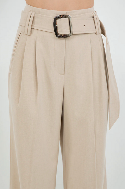 Straight Trousers Tan