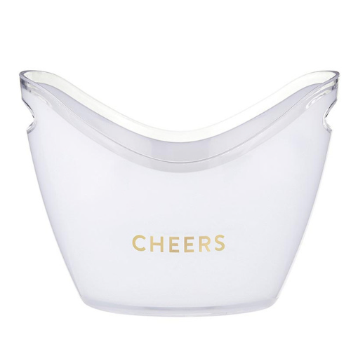 Acrylic Beverage Bucket Cheers