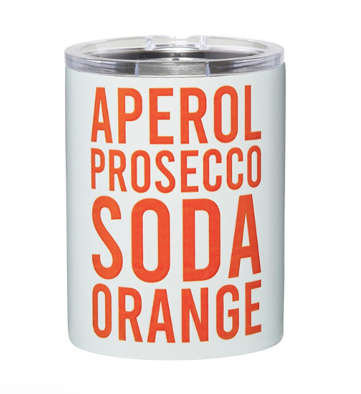 Stainless Steel DOF Tumbler Aperol Prosecco