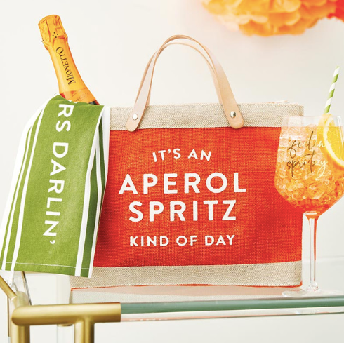 Mini Market Tote Aperol Spritz