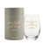 Stemless Wine Glass Dear Santa