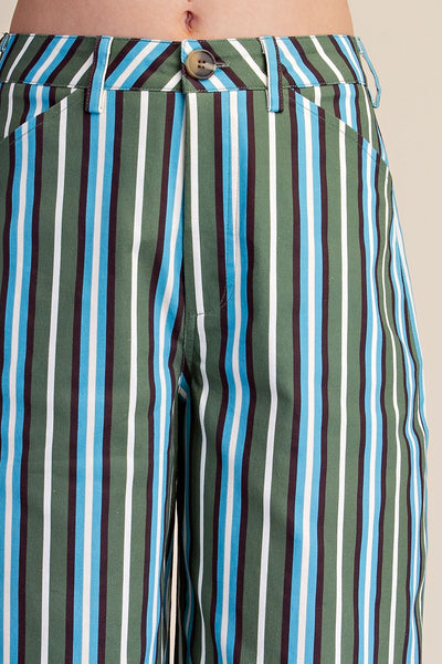 Dominic Pant Green Blue