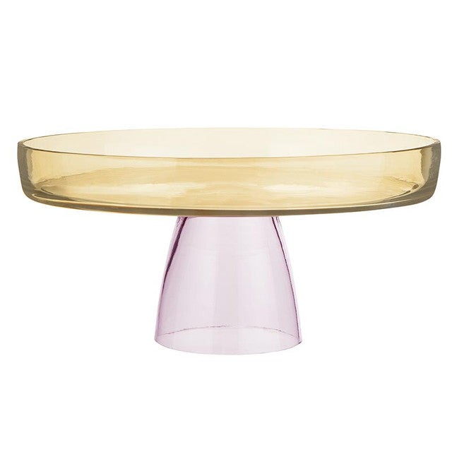 Cake Stand Pink Yellow