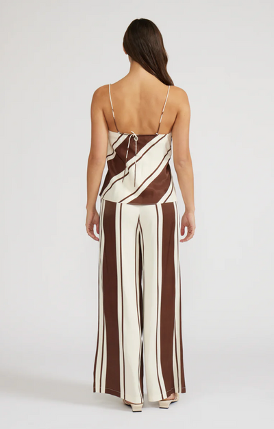 Maisy Pant Brown Cream