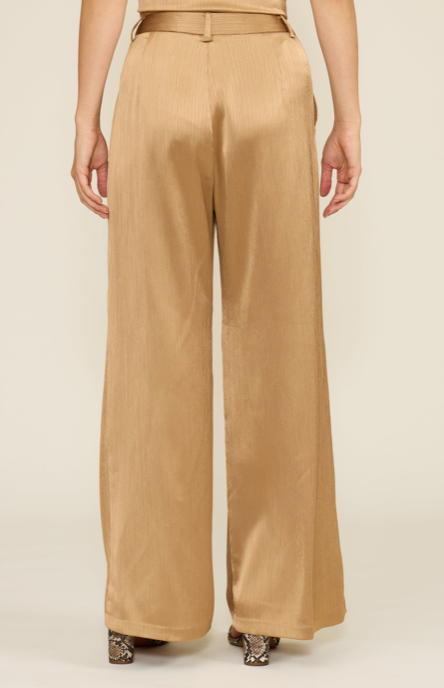 Robbie Satin Pant Taupe