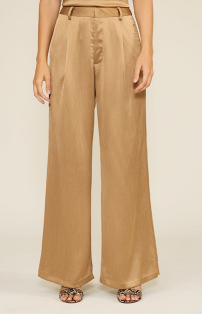 Robbie Satin Pant Taupe