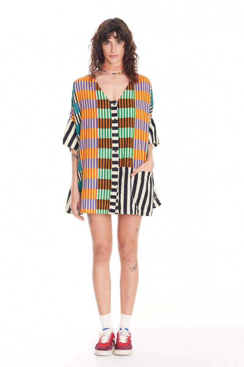 Ball Shirt Dress Print Multi