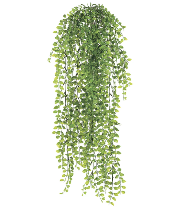 Pea Leaf Artificial Hanging Plant 32in