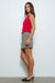 Naomi Smocked Tank Top Red