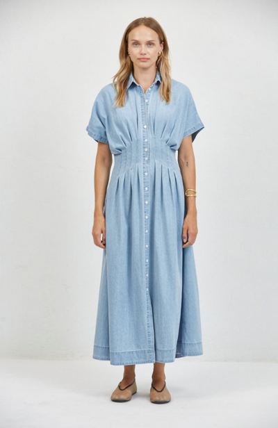 Sainte Shirtdress Denim Blue