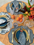 Placemat Fishbone Navy