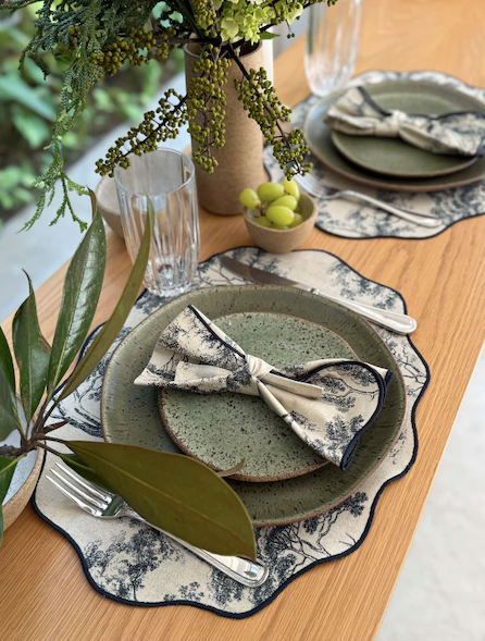 Placemat Forest Navy