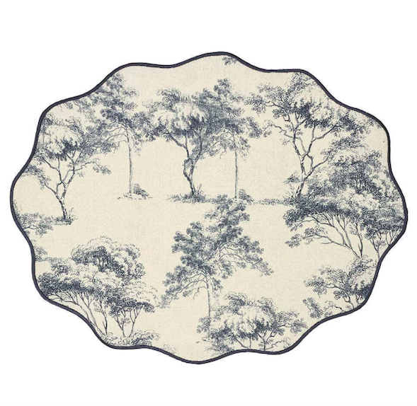 Placemat Forest Navy