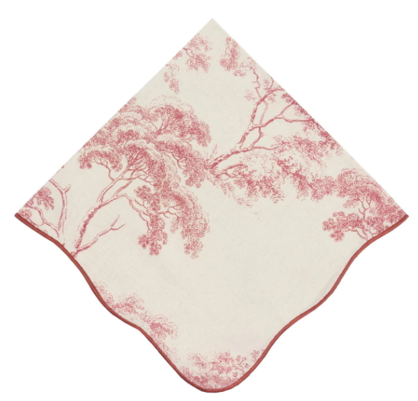 Napkin Forest Burgundy