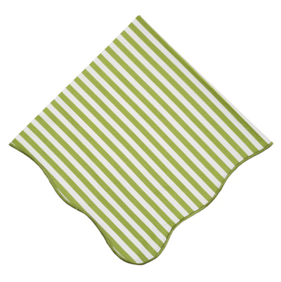Napkin Stripe Green