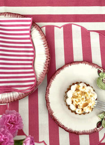 Napkin Stripe Pink
