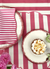Napkin Stripe Pink