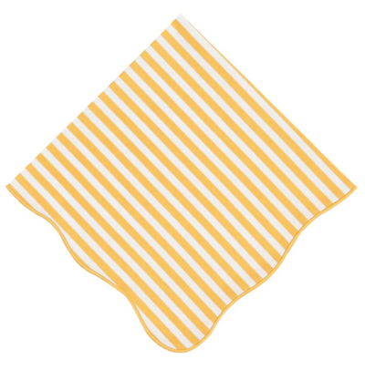 Napkin Stripe Yellow