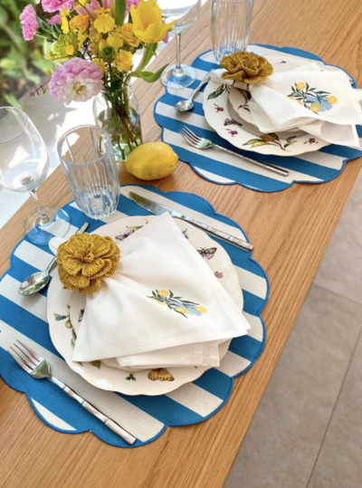 Placemat Luna Stripe Blue