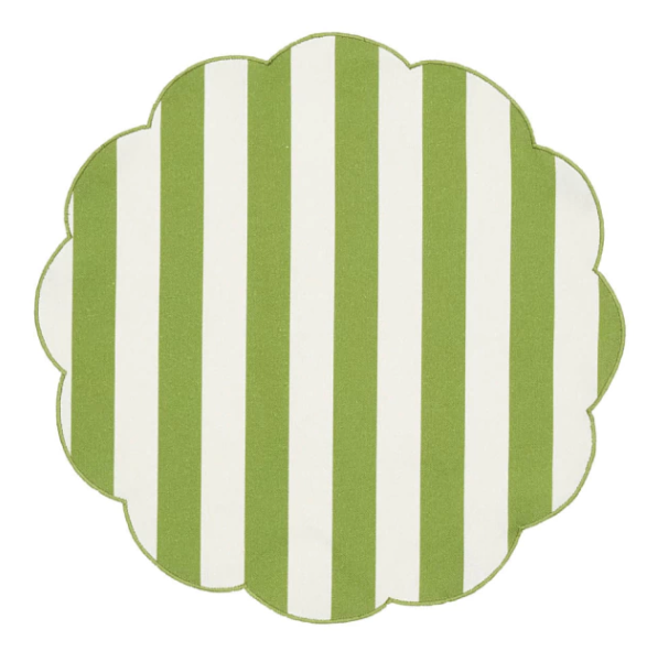 Placemat Luna Stripe Green