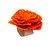 Napkin Ring Flower Orange