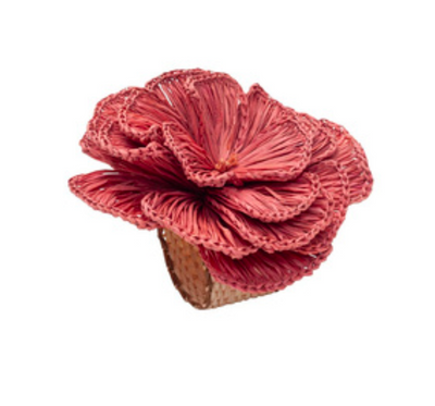 Napkin Ring Flower Pink