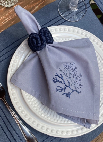 Napkin Ring Rope Noronha Navy