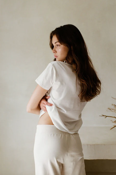 Cecilia Tee Knit White