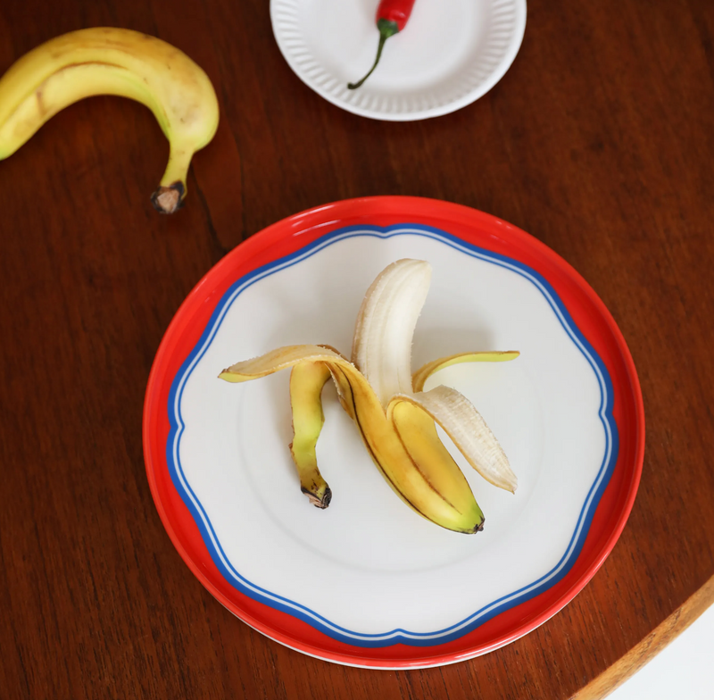 Plate Daydream Bulge Red