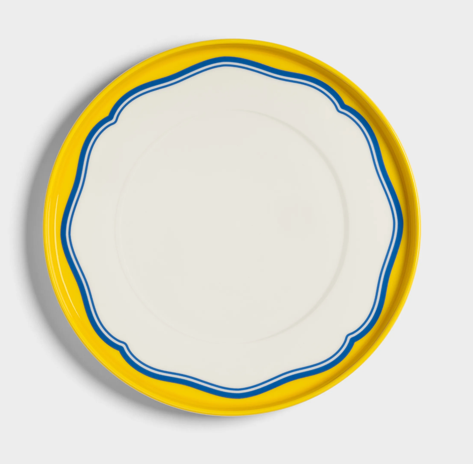 Plate Daydream Bulge Yellow