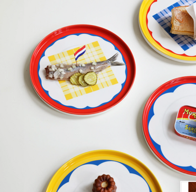 Plate Daydream Wave Red