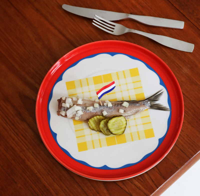 Plate Daydream Wave Red