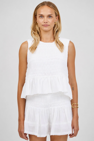 Phoebe Top Off White