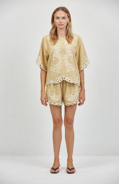 Evelyn Short Khaki