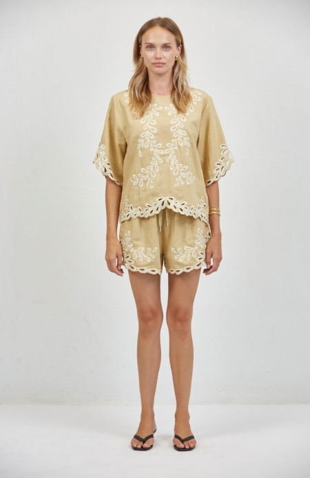 Evelyn Short Khaki