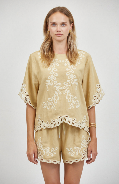 Evelyn Top Khaki