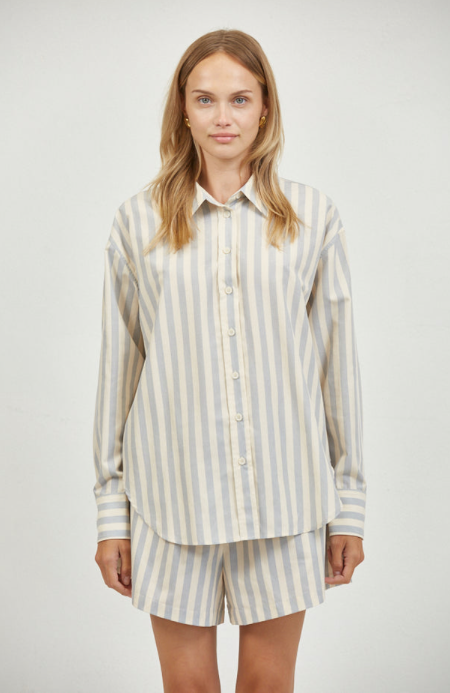 Loire Shirt  Dusty Blue